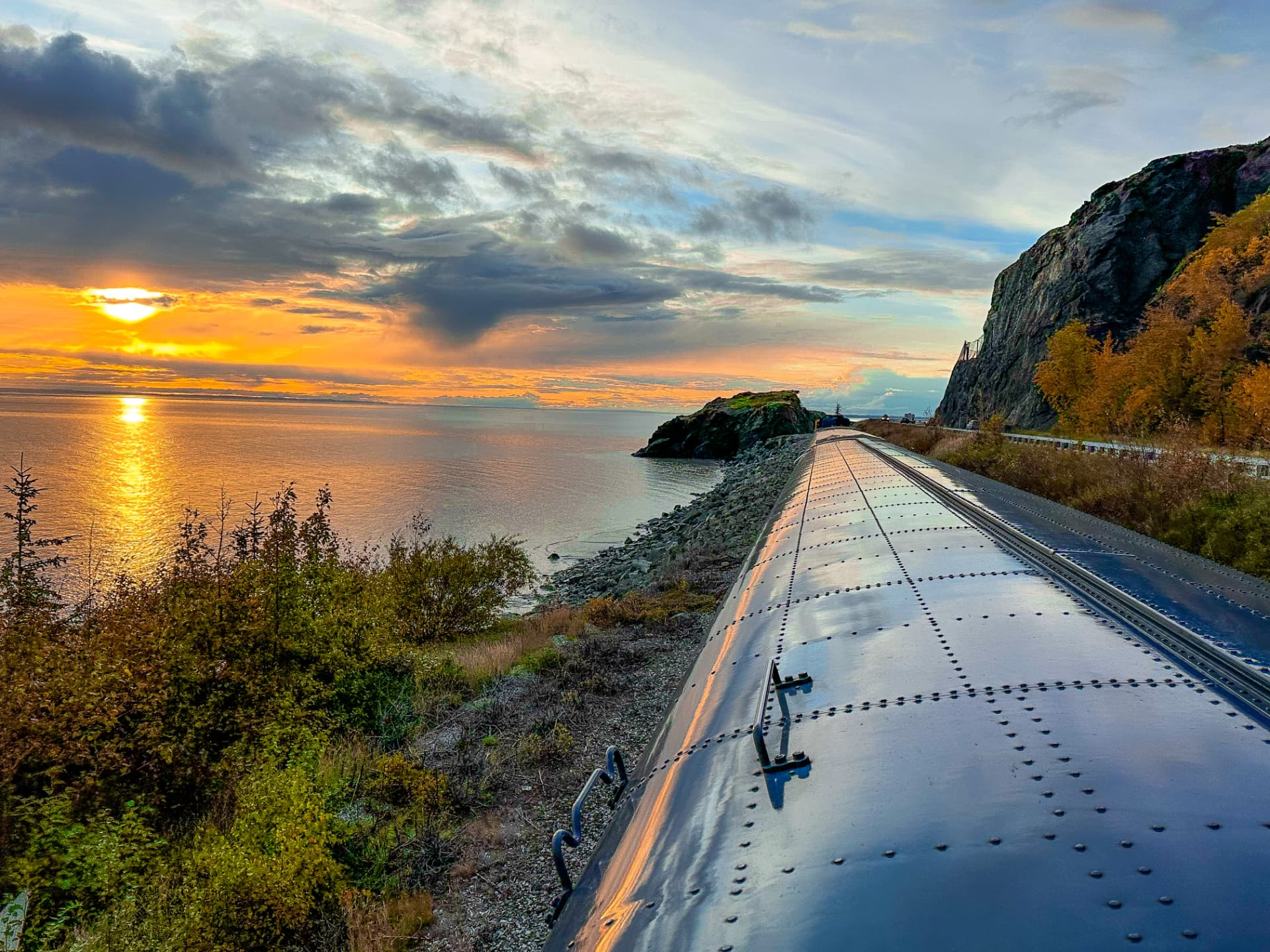 Sunset in Anchorage